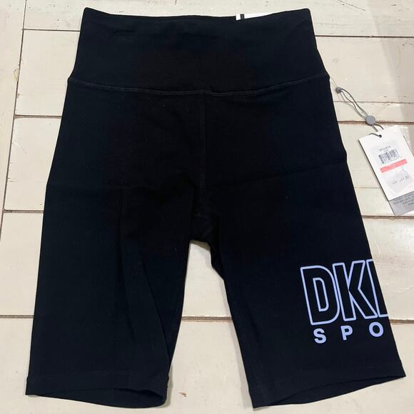 DKNY Sport Pants - DKNY Sport High Waist Bike Shorts Graphic Logo Women’s XS